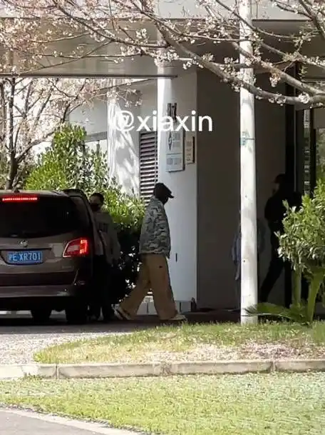 刘耀文下车背影