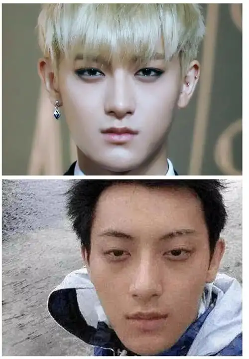 比女星还吓人的男星卸妆照曝光关晓彤的男朋友卸妆后长这样