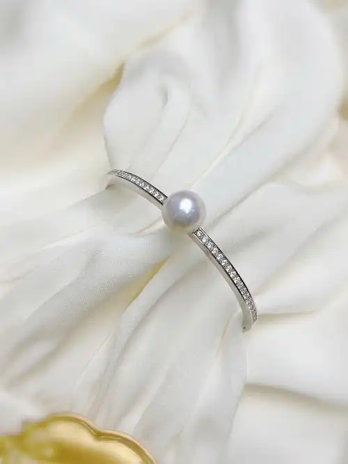 saliya61停顿mikimoto同款珍珠手镯