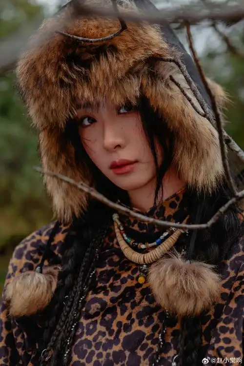 赵小棠新疆美拉德大片##赵小棠民族风雀斑妆