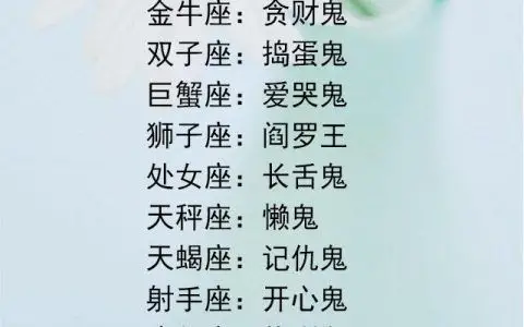 十二星座谁最怕鬼排名 十二星座里谁最怕鬼十二星