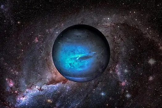 星球,海王星,天空,背景