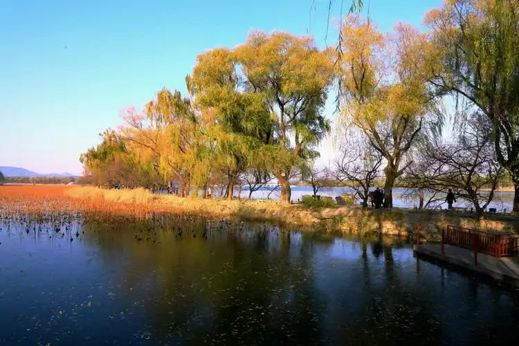 昆明湖秋冬景色