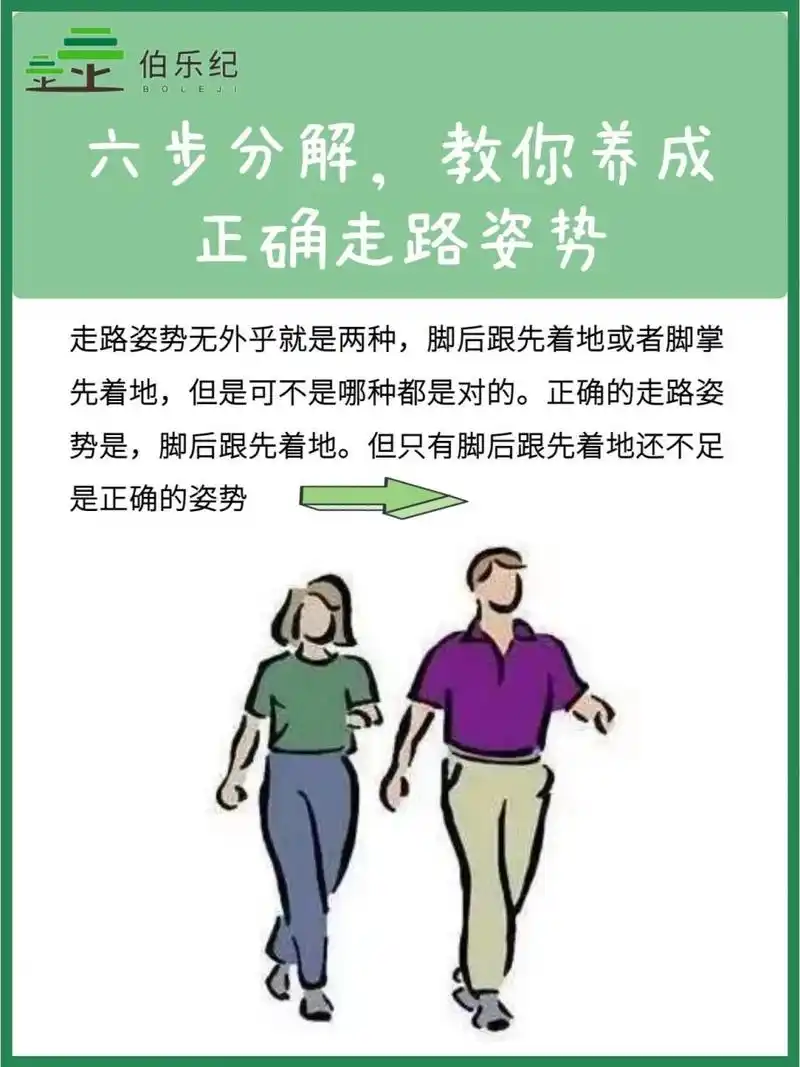 教你养成正确的走路姿势!