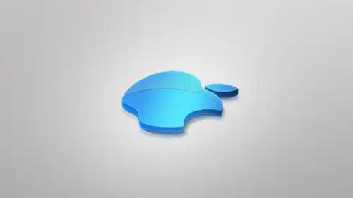 苹果蓝色3d1080p壁纸