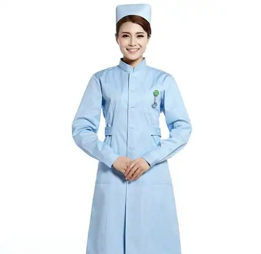 正襟立领长袖护士服医院工作服白大褂 冬装长袖护士服实验服