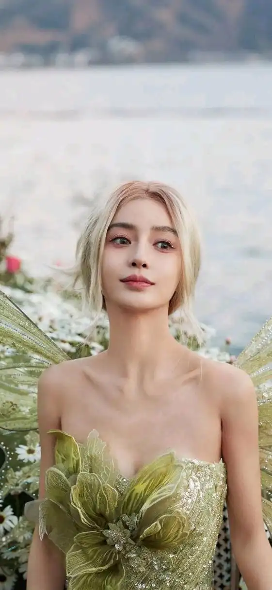 杨颖,长相极具混血感一名女演员.