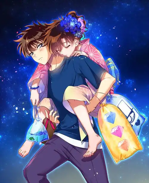 我是个柯南迷  #黑羽快斗  #黑羽快斗中森青子  #中森青子  #怪盗基德