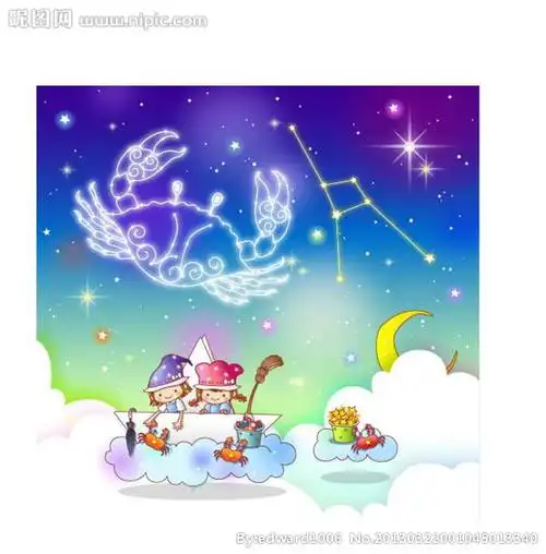 rgb40共享分×关 键 词:十二星座巨蟹座 巨蟹座 小船 月亮 星空 宇宙