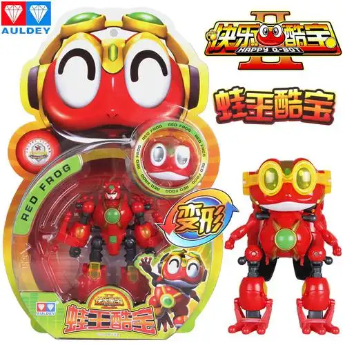 快乐酷宝2蛙王猩猩战狼海豚飞翔雷霆战宝合体变形机器人 蛙王酷宝