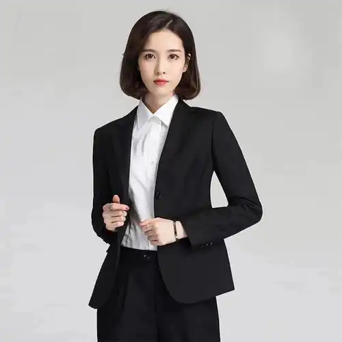 修身女士职业装面试工作通勤西装韩版西服套装商务ol女式单西正装