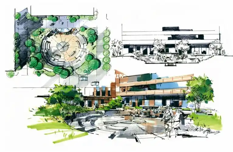 作者:沙沛#景观手绘   #景观设计   #景观设计手绘   #景观快题