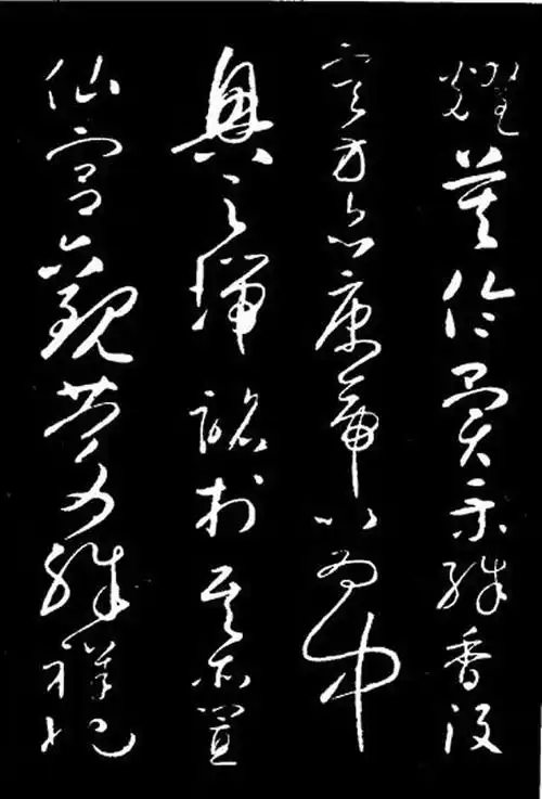 怀素圣母帖草书的书法作品欣赏