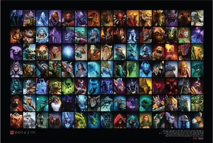 dota2英雄主题海报