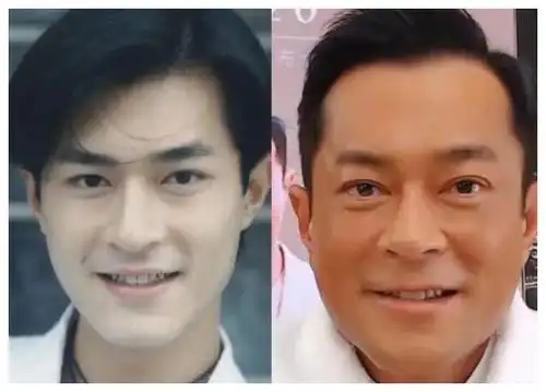 吴彦祖古天乐年轻时照片对比明显,如今五官外扩,脸像拉宽2倍