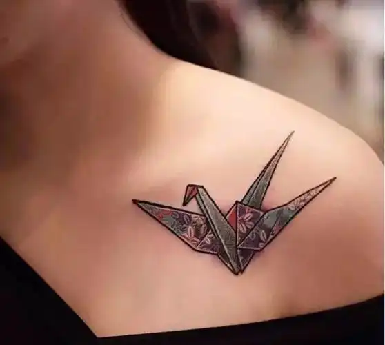 千纸鹤纹身