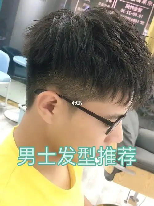 男士发型推荐蓬松帅气碎盖男士烫发造型