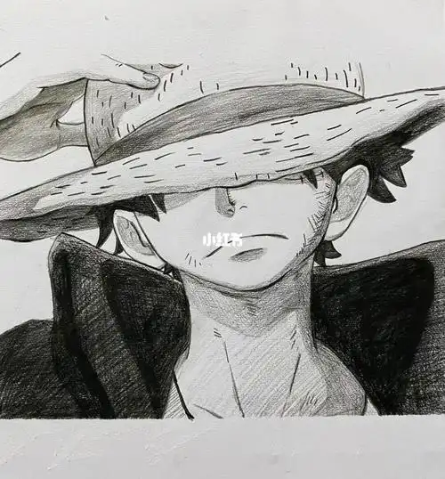 动漫素描路飞女帝