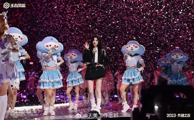 小云仔的神奇同框##2023共创之夜##鞠婧祎美颜狙击瞬间