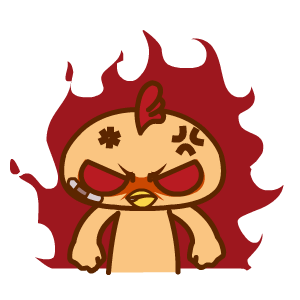 暴力鸡——翔通动漫原创表情