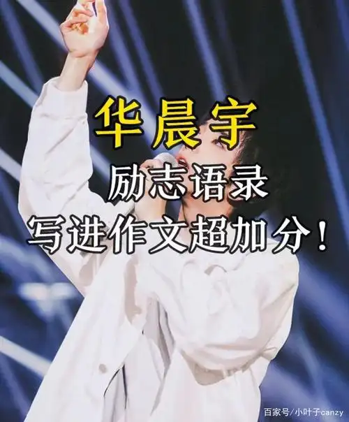 华晨宇语录,句子摘抄