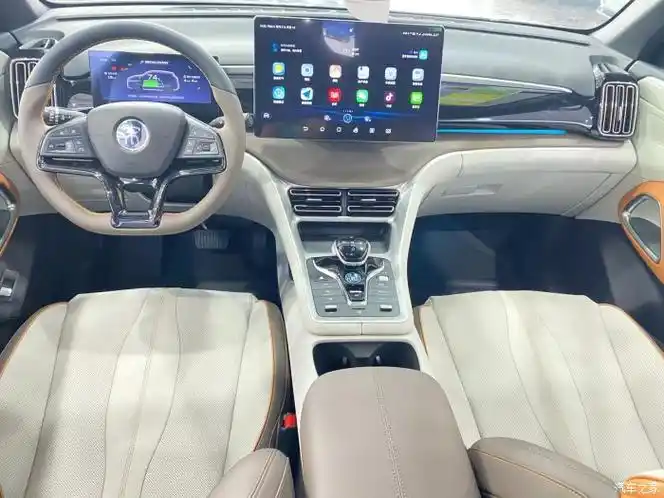 宋prodmi的内饰深得我心配色太喜欢了