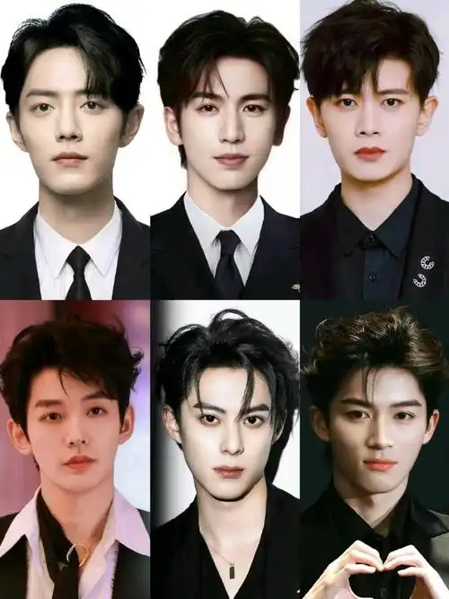 内娱长得帅的男明星合集,大家找找帅哥的共同特征