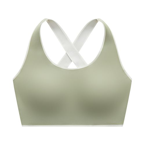 【ubras旗下品牌like uu 】少女无尺码交叉亲肤文胸