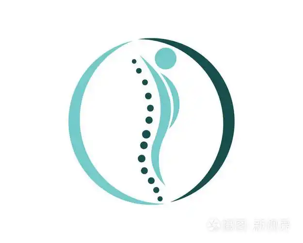 创意脊椎脊椎概念标志设计模板