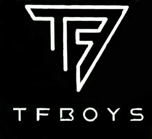 tfboys的标志图片谁有,黑底的那个