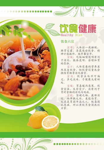 海报印制展板写真喷绘贴纸1034饮食健康写真