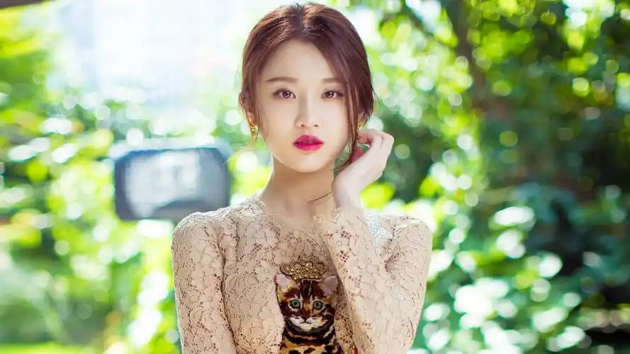 赵丽颖时尚芭莎慈善会清新造型电脑桌面壁纸图片