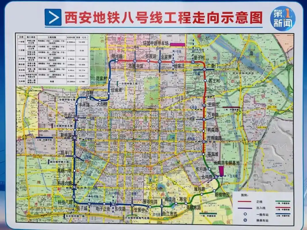 重磅!西安地铁8号线最新消息!