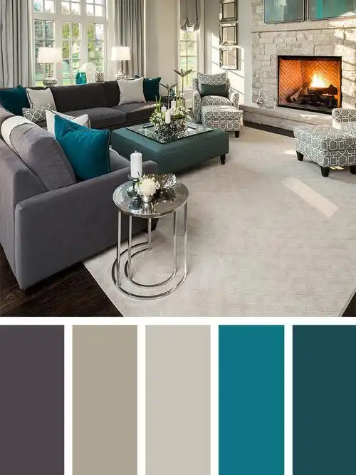 室内装修色彩搭配色卡参考 配色档案 装修 装修灵感