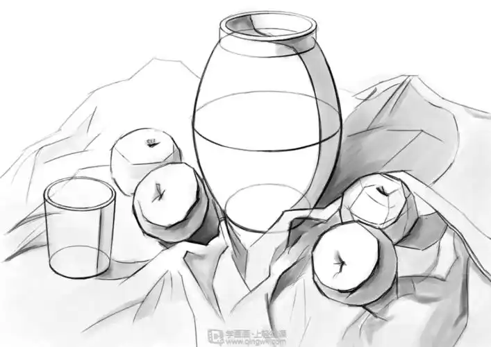 《临摹组合静物组合—素描速写静物提高训练》by 子非鱼