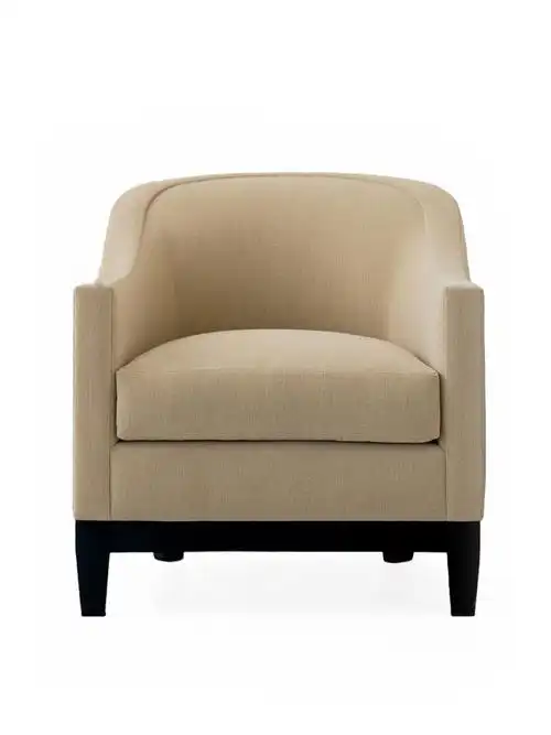 经典美式风格布艺休闲沙发单人沙发