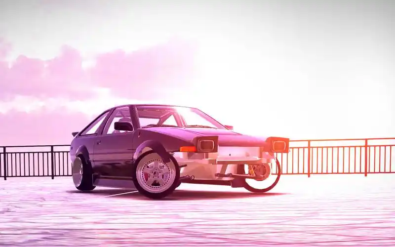 ae86在20图暴力下山!(失误这么多竟然能进1:10)