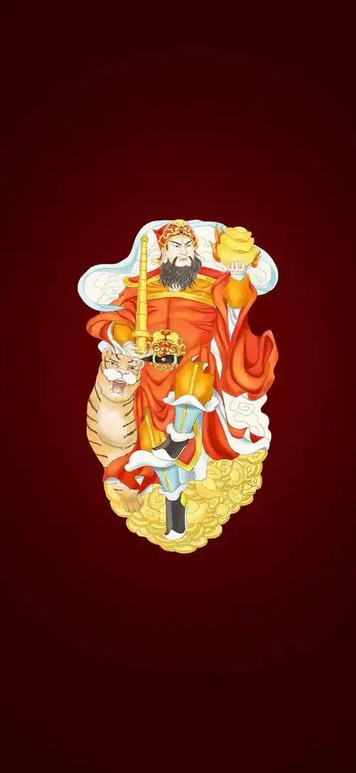 【武财神壁纸】祝您四方进宝,八方来财!_修养_功德_图文