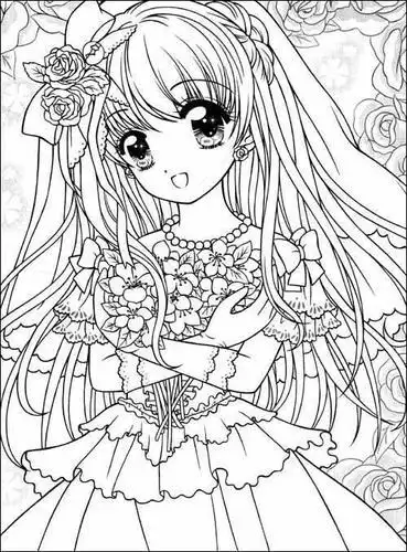 美少女简笔画最最最最最简单公主