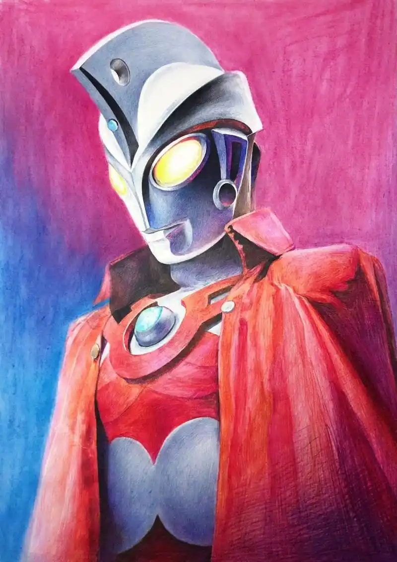 手绘艾斯奥特曼