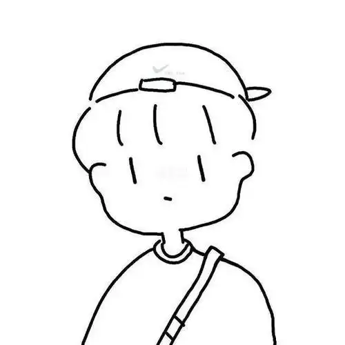 妹趣味头像乖乖的戴帽子的男孩头像简笔画画法男生帅气全身动漫简笔画