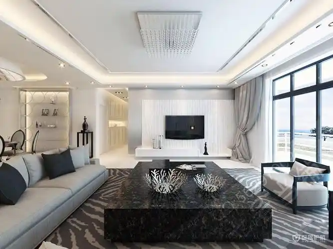 客厅石膏板吊顶-保驾护航装修网