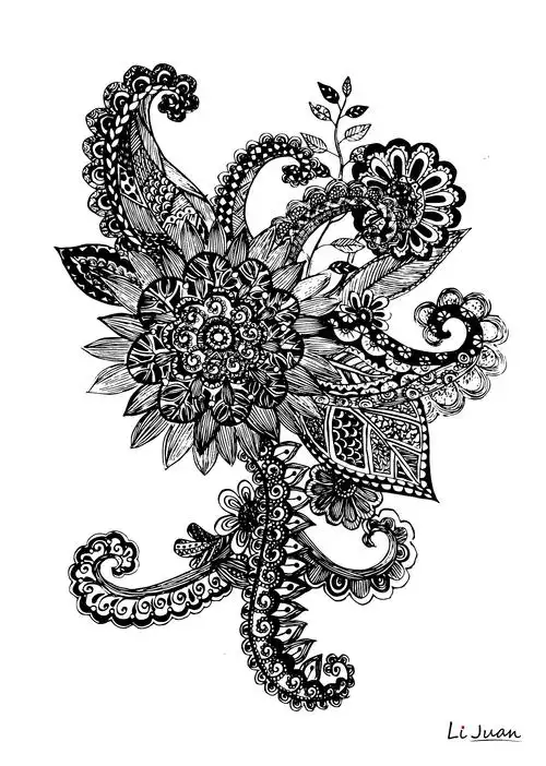 线条画|纯艺术|绘画|李娟lj_原创作品-站酷zcool