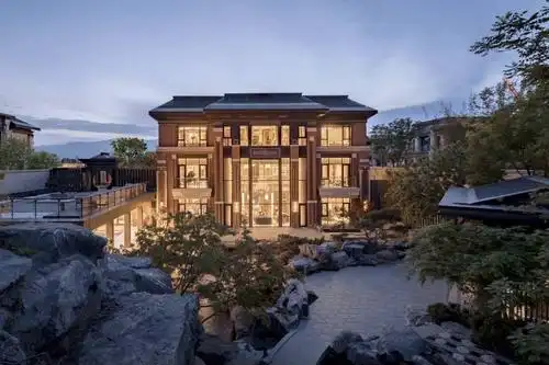 北京故宫北院旁中式大宅,西山龙胤独栋别墅几亩才算豪横