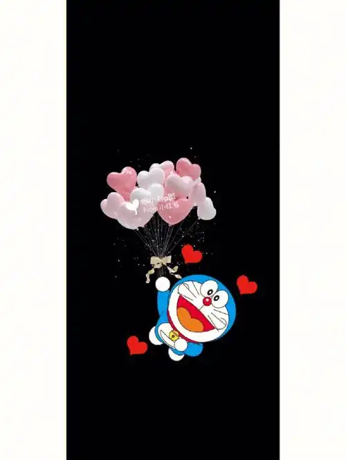 哆啦a梦壁纸主屏锁屏蓝胖子机器猫卡通壁纸