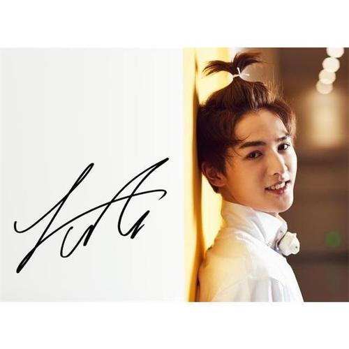 6寸   朱正廷    亲笔签名照片新款热门宣传照签名照 8号