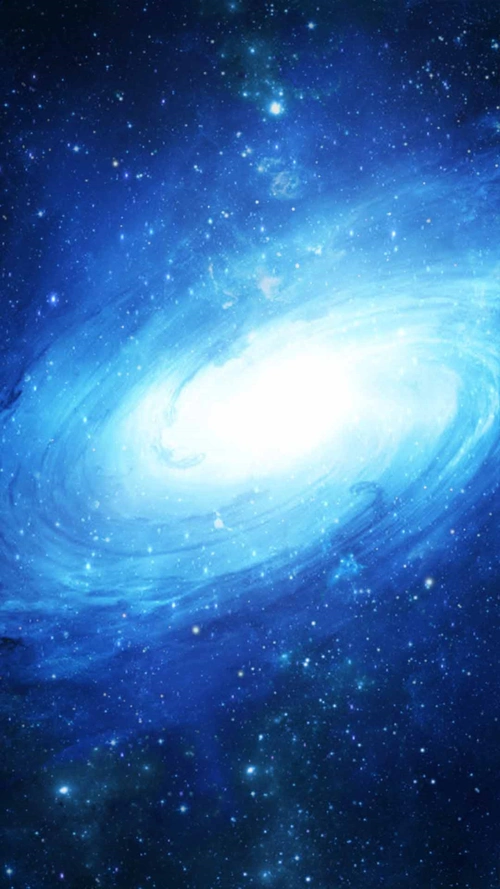 蓝色科幻星球企业h5背景素材