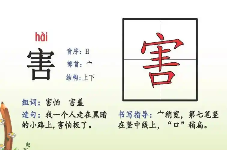 语文二年级下册生字拼音偏旁结构组词造句为孩子收藏