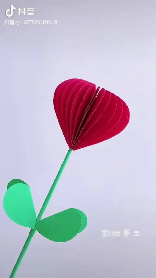 简单好看的立体花朵教师节送老师幼儿手工教师节手工教师节礼物手工