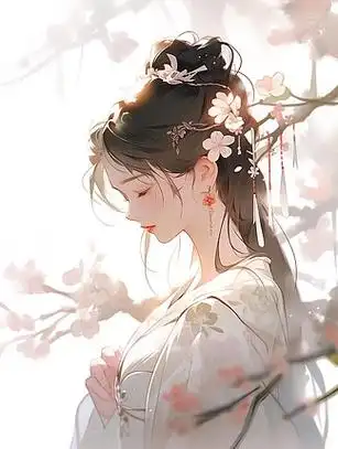 国风古风古装美女插画